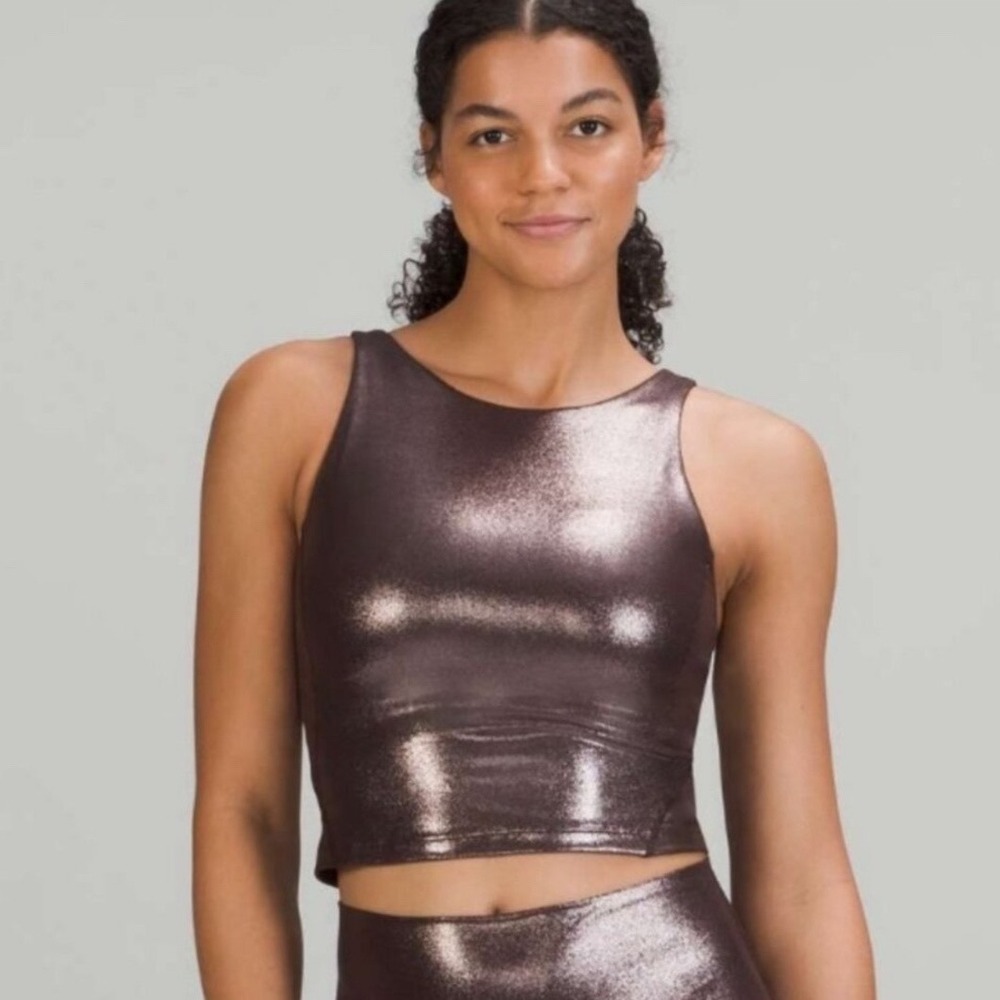 Lululemon Align Tank Top Metallic Bronze 2